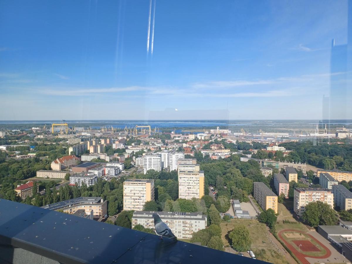 Hanza Tower Ajp Lux Apartment Szczecin Exterior photo